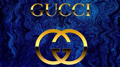 blue Gucci background